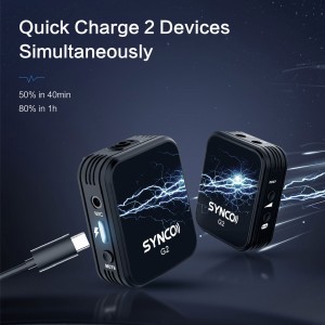 میکروفون یقه ای بی سیم سینکو مدل G2.A1